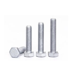 Wholesale M20 M24 M30 Black Oxide Hex Head Bolts OEM Customized Service Provided for Steel Bolts from china suppliers