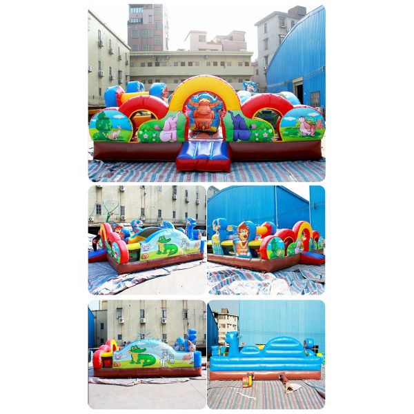 Customization Inflatable Bouncy Castle Inflatables Slide Castle Combo