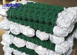 Wholesale Custom Fence Cyclone Wire Mesh Vinyl Coated Chain Link Fence 5ft Green from china suppliers