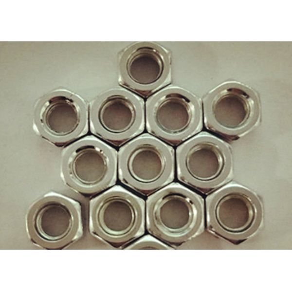 Electroplating White Zinc M6*1 Hexagon Nuts