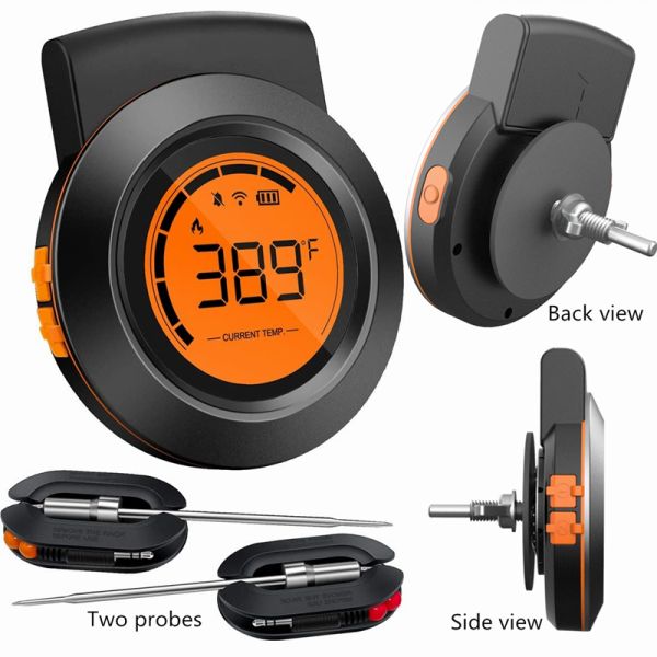 Temperature Range 30C 400C Bluetooth BBQ Thermometer
