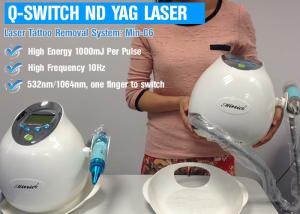 Wholesale 1064nm ND YAG Laser Machine Q Switched , Tattoo Laser Removal Equipment from china suppliers