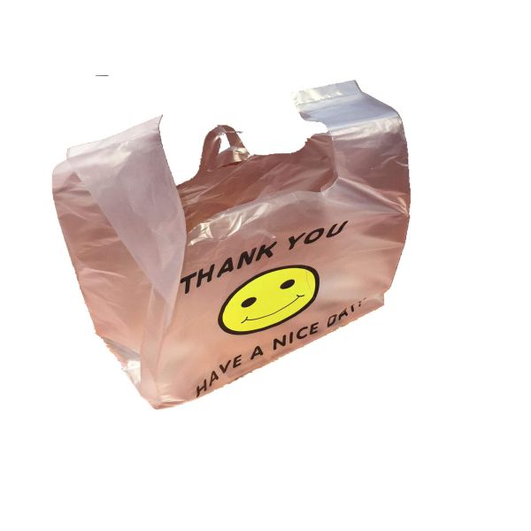 Recycled Reusable Colored Plastic Merchandise Bags For Grocery , Clothes Store