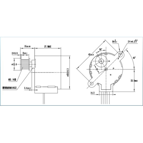 35BYJ412 Stepper Motor 12V for surveillance camera