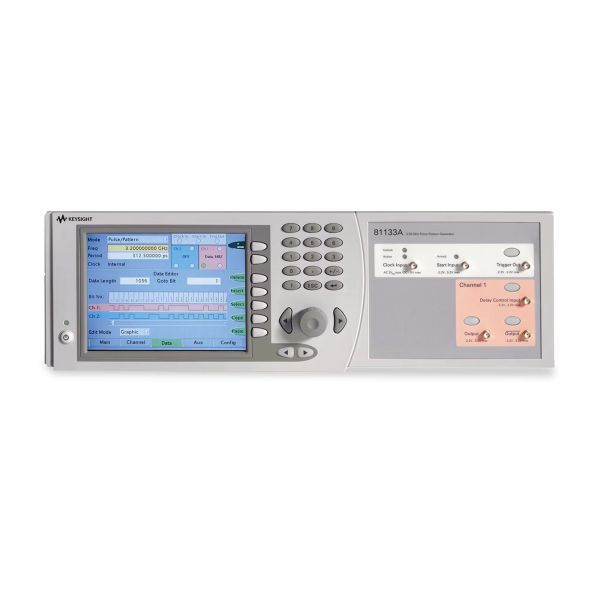 Keysight 81133A Pulse Pattern Generator with Fast Transition Times Programmable Pulse Periods and Low Intrinsic Jitter