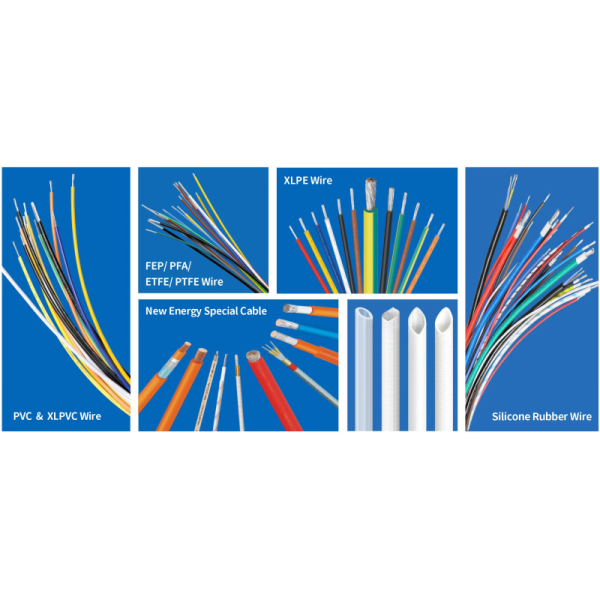 Battery Cable Kit with Tinned Copper and Silicone Insulation for 600V Rated Voltage Applications