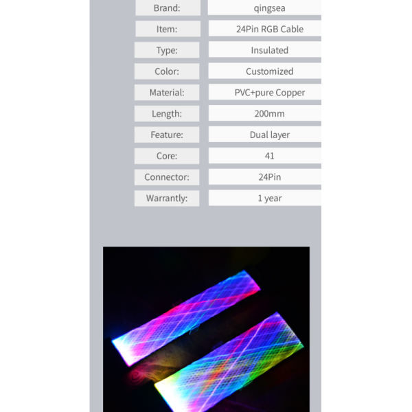 RGB 24pin Cable RGB Led Strip Light Extension Cable led strip light extension cable 4pin connector wire power adapter