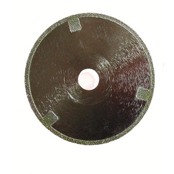 Durable Diamond Stone Cutting Disc , Electroplating Continuous Diamond Blade