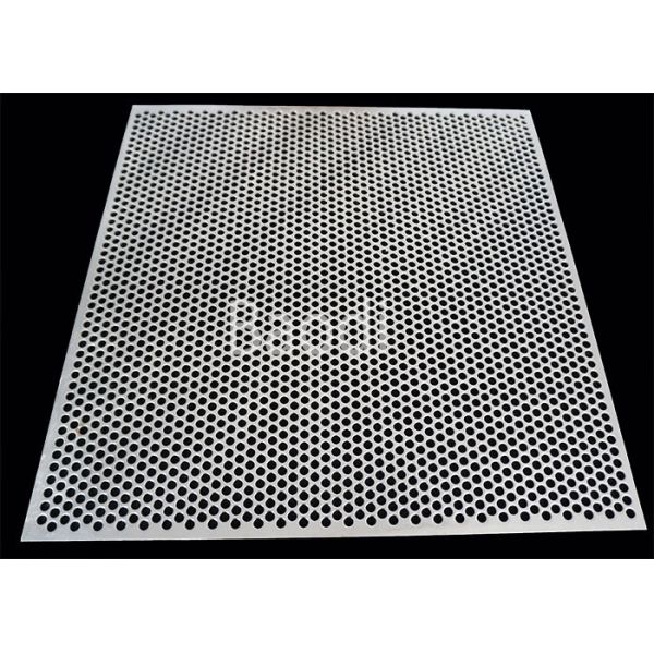 Safety And Security Cold Rolled Perforated Steel Sheet With Staggered Holes