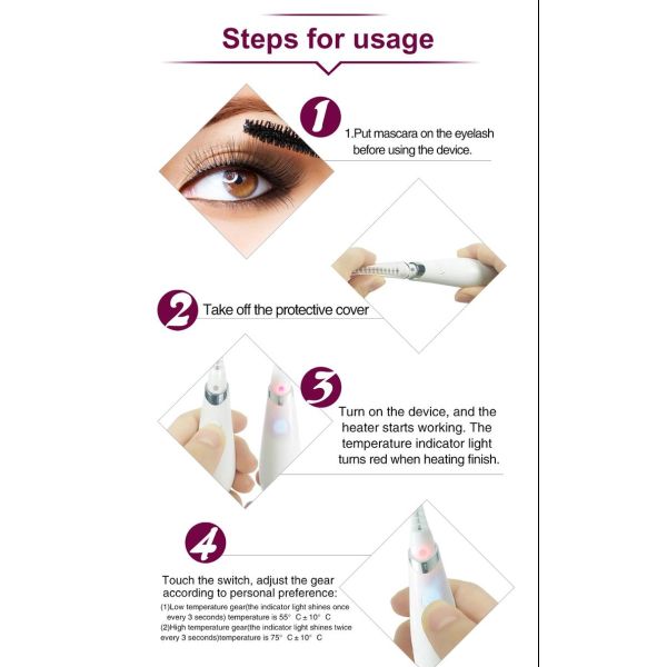Newest Adjustable Temperature Automatic Curling Eyelash