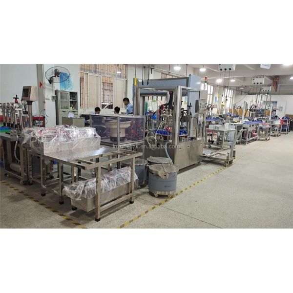 Siemens Touch Screen 100ml Automatic 4-Head Capping Filling Machine for Men Perfume