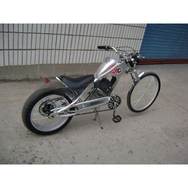 23kg Weight 24inch Gas Motor Chopper Bike for Adult 48cc Engine and CE Certification