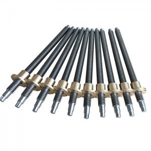 China T10 Metric 10mm Per Revolution Helix Lead Screws 8mm And Anti Backlash Nuts on sale