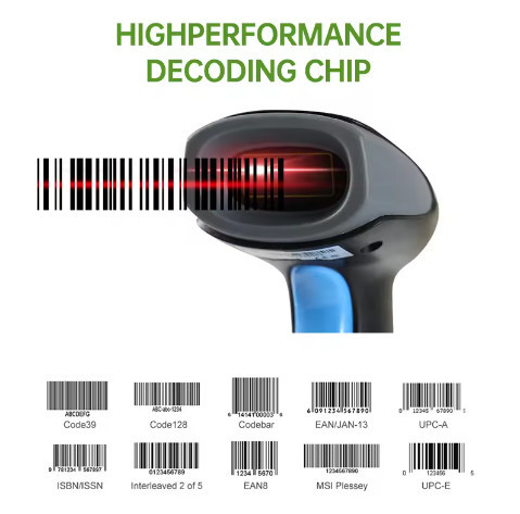 KC09 Wired Barcode Scanner: Accurate Identification, Efficient Reading, Helping Warehousing And Retail