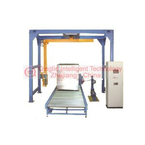 Buy cheap Cantilever Online Pallet Wrapping Machine High Sensitivity Emergency Braking from wholesalers