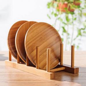 China Kitchen Wooden Plate Display Rack on sale