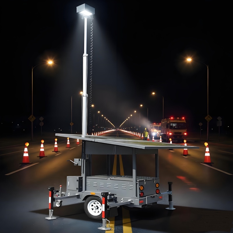 Portable Light Tower Solar Power Generation Large Capacity Energy Storage System Outdoor Event Festival Solar Light Tower