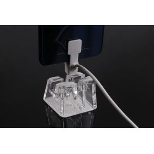 Wholesale COMER tablets acrylic Desktop shelves with alarm system and charging from china suppliers