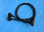 22 Pin Male to Female Hard Drive SATA Power Cable Black Slimline 20 Inch