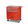 Roller Mechanic Tool Cabinet Side Push Handle Bell Bearing 3 Drawer With Door for sale