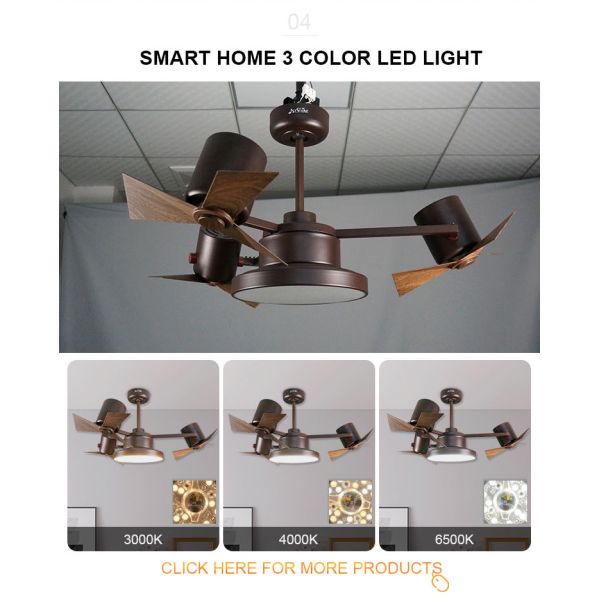 Upgrade Your Home with 360 Degree High Speed Rotating AC Motor Fancy Ceiling Fan Light