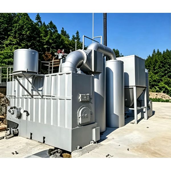 Multi Purpose Environmental Protection Equipment Automatic ignition Waste Incinerator Machine