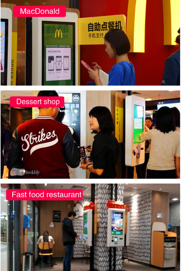 24 Inch WiFi Desktop Self Service Payment touch screen Kiosk Supporting NFC Credit Card