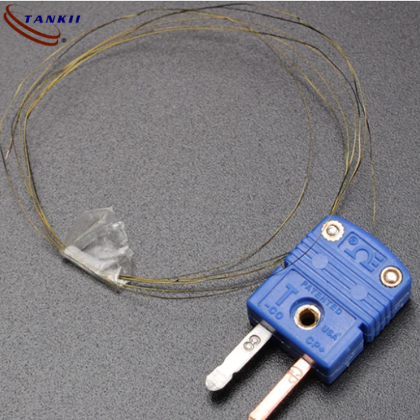 Ultra-thin 0.08mm T Type Thermocouple Sensor with Copper-Constantan for Minimally Invasive Medical Applications