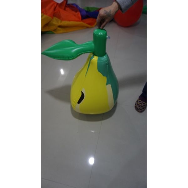 3ft Inflatable Pear Fruit Shaped Balloons With Screen Printing EN71 ASTM