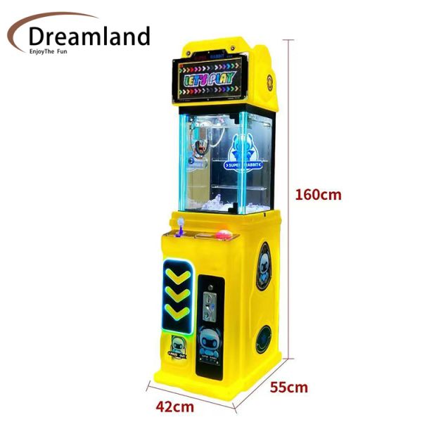 Period One Year Warranty Dreamland Hottest Mini Claw Toy Plush Game Machine Doll Machine CE Certified For 1 Player