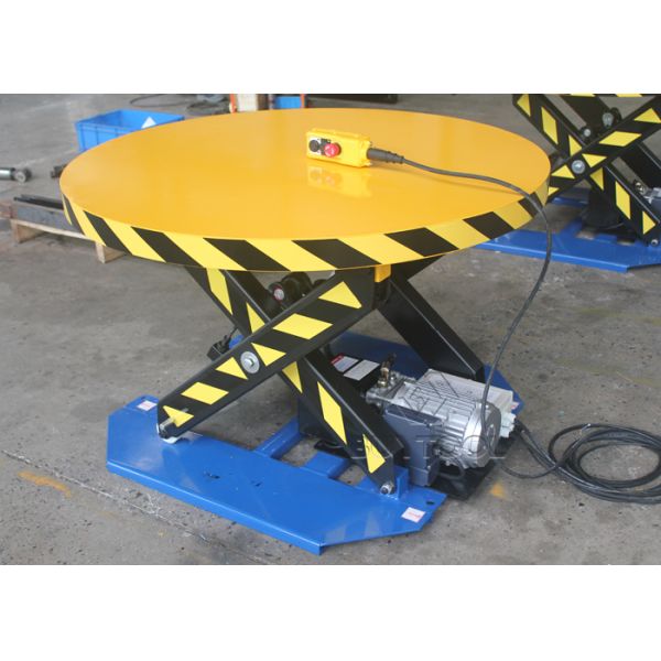 Manual Shrink Wrap Turntable For Wrapping Pallet Wrapper Safety Adjustable 2200lbs