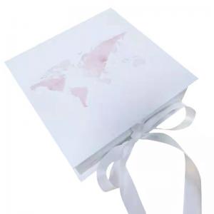 China Luxury Fancy Packaging Box Magnetic Cardboard Shipping Box With Ribbon on sale