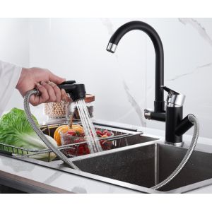 Household Pull Out 360° Rotatable Pressurized Sink Faucet