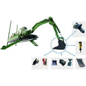 4m3 Amphibious Dredger river sand dredging