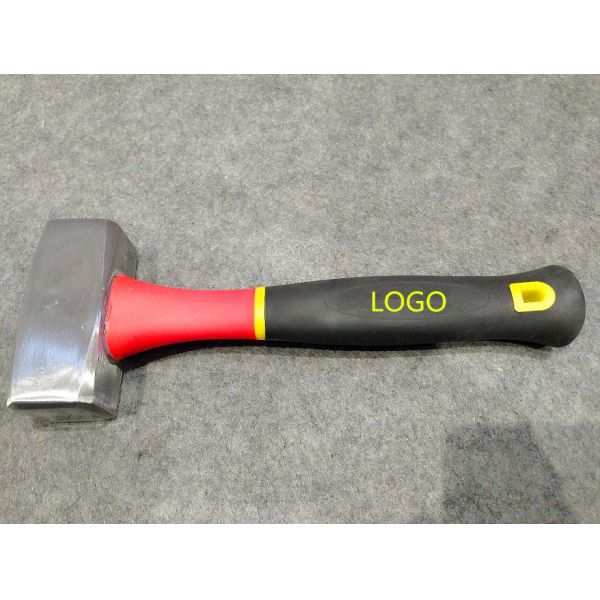 Carbon Steel Materials Hand Stoning hammer with3 colors plastic handle (XL-0070)