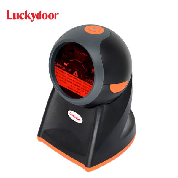 Luckydoor K-816 High Quality Omnidirectional 1d Desktop Multi-line Laser Barcode Scanner