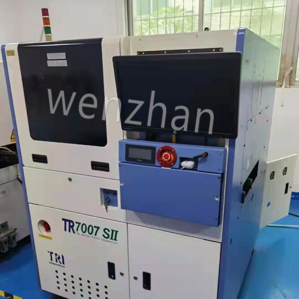 Second-hand TRI TR7007 SII Online 3D Solder Paste Inspection Pcb Test Machine SPI Machine