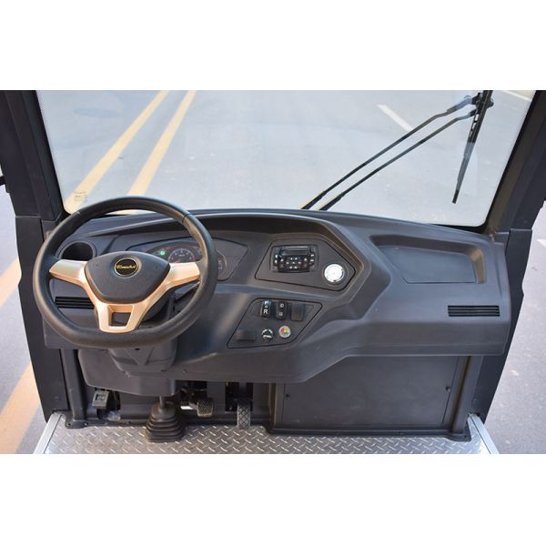 Safe & Comfortable Electric Sightseeing Bus 18 Seats 72V Lithium Battery High Climbing Ability Support Long Range