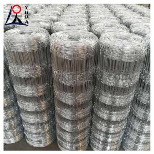 Fixed Knot Woven Wire Field Fence Galvanized Sheep Farm Fence
