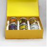 Eco-friendly Yellow Magnetic Recycled Paper Gift Boxes for Food , Tea ,  Dried Fruit for sale