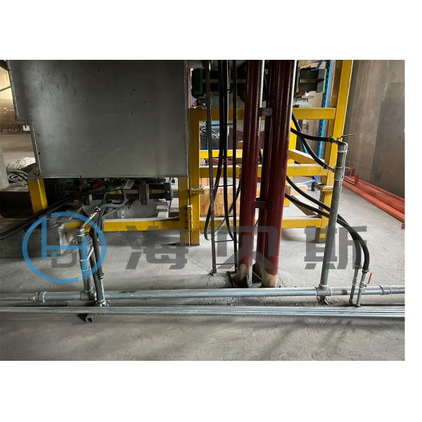 Brass Bar Continuous Casting Line Water Cooling Copper Rod Machine For gate valve forging
