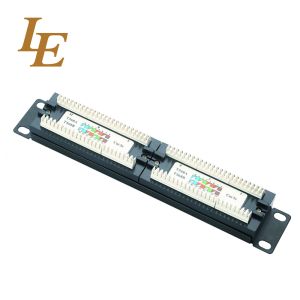 Telecommunication Rj45 12 Port Patch Panel Utp Cat 6