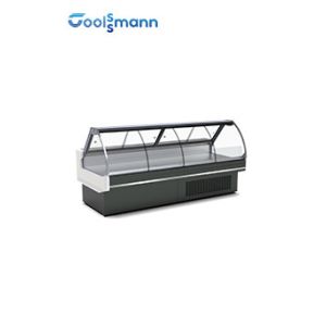 Wholesale Curved Glass Deli Display Refrigerator from china suppliers