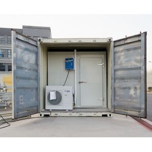 20ft Reefer Container Cold Storage Room with Aluminum T-Bar Floor and R134a
