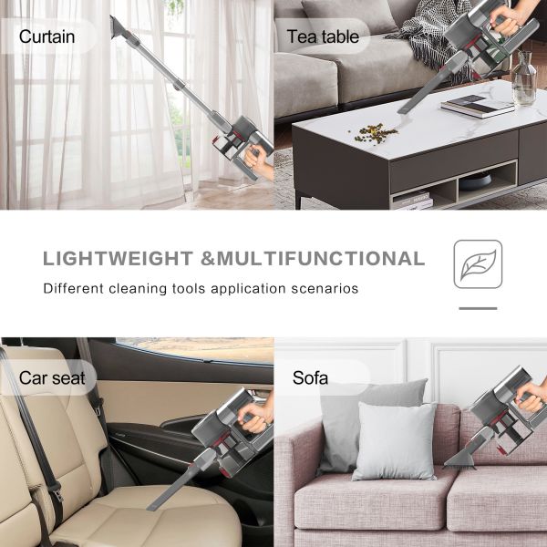 Automatic Wireless Vacuum Cleaner Handheld ABS Material