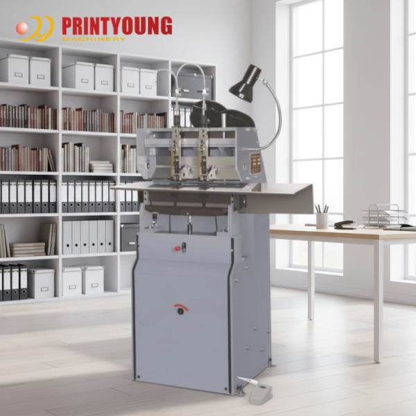 DQ-202 Small Double-Head Wire Stapler Saddle Stitching and Flat Stitching Binding Machine