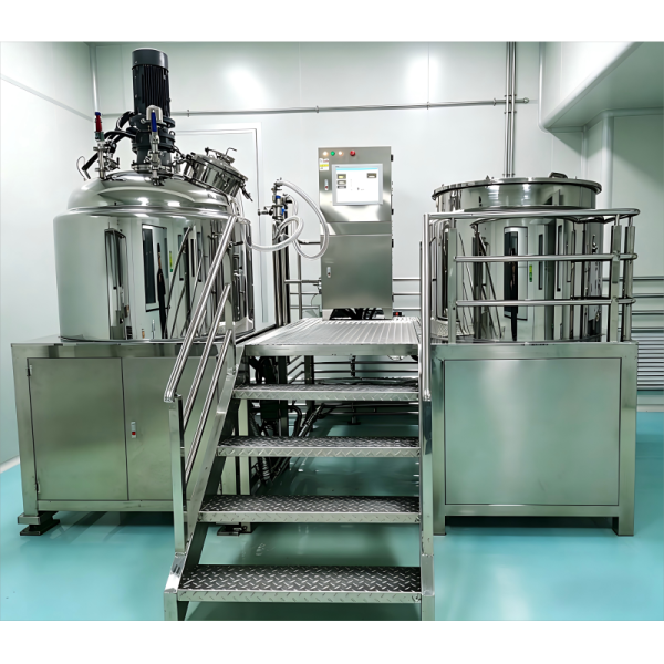 Multi-functional Fixed Type PLC Controlling Vacuum Emulsifier Mixer Homogenizer