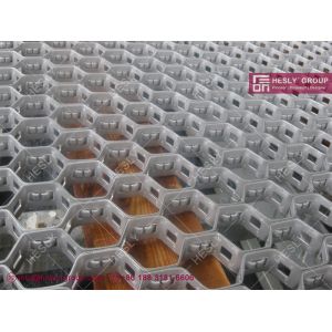 DIN 1.4301 Hex Mesh for Refractory Lining, AFNOR Z7CN 18-09, S30400 1.5X20mm