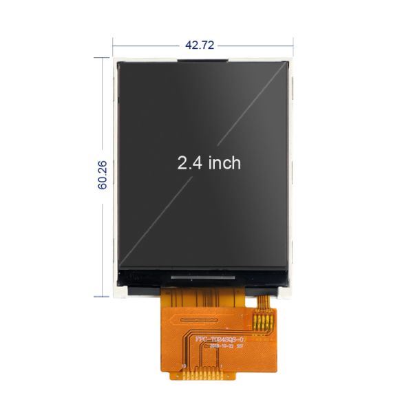 SPI Interface High Resolution Oled Display 240x320 2.4 Inch Full Viewing Angle