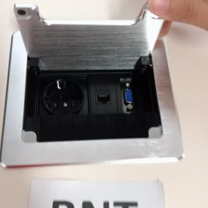 Wholesale Brush cover modular design multimedia desktop power sockets with usb from china suppliers